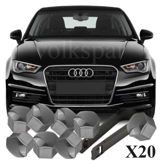 A3 SEDAN BİJON KAPAĞI TAKIM PİYANO GRİ (20 ADET ŞİFRESİZ-321) 2013-2016 MODEL ARASI ARAÇLARA UYUMLU 321601173A