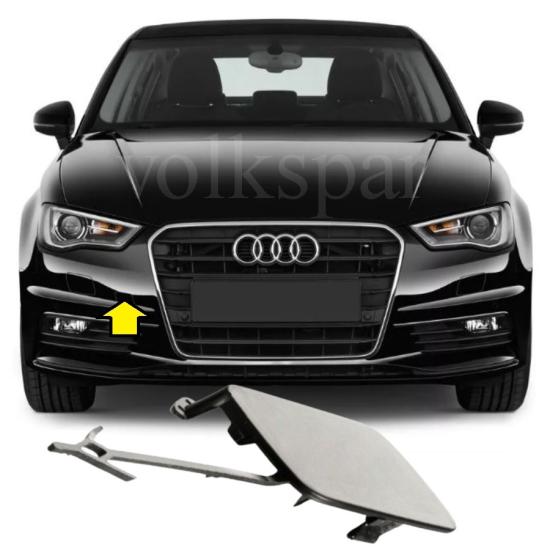 AUDI A3 SEDAN ÖN TAMPON ÇEKİ DEMİRİ KAPAĞI 2013-2016 MODEL ARASI ARAÇLARA UYUMLU 8V5807241B