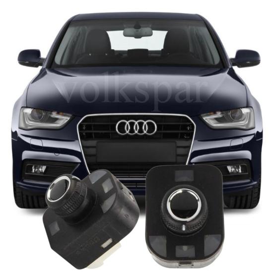 A4 B8 AYNA AYAR KUMANDA DÜĞMESİ (KATLANIR) 2013-2016 MODEL ARASI ARAÇLARA UYUMLU 8K0959565C