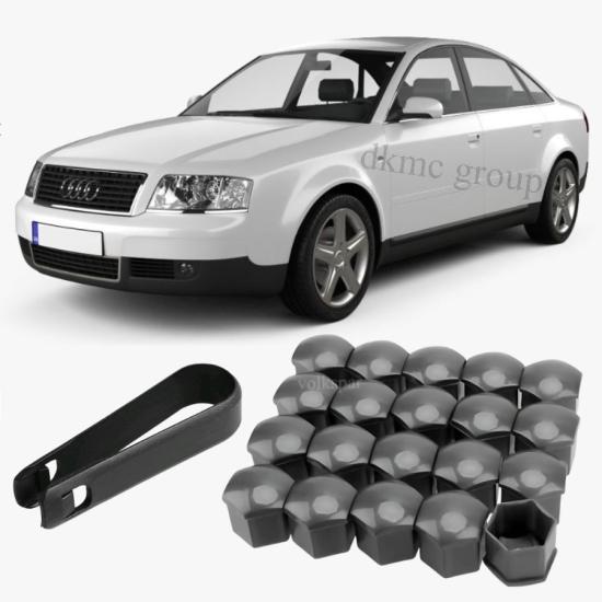A6 C5 BİJON KAPAĞI TAKIM PİYANO GRİ (20 ADET ŞİFRESİZ-321) 2001-2004 MODEL ARASI ARAÇLARA UYUMLU 321601173A