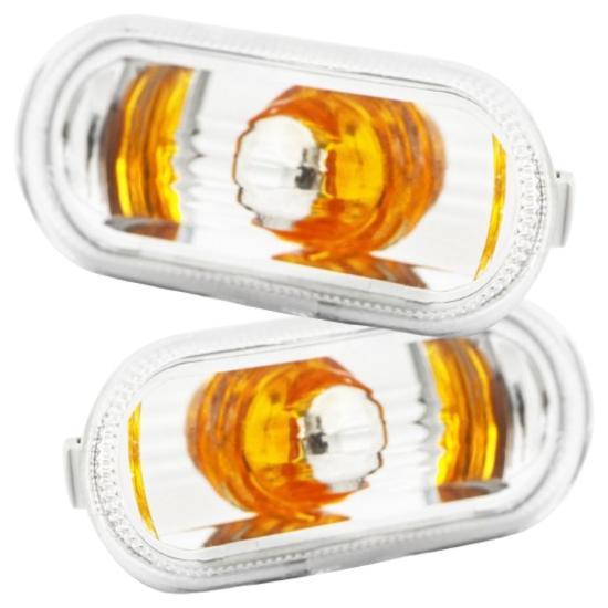 AMAROK ÖN ÇAMURLUK SİNYALİ TAKIM (ŞEFFAF KROM-2K) 2010-2016 MODEL ARASI ARAÇLARA UYUMLU 2K0949117B