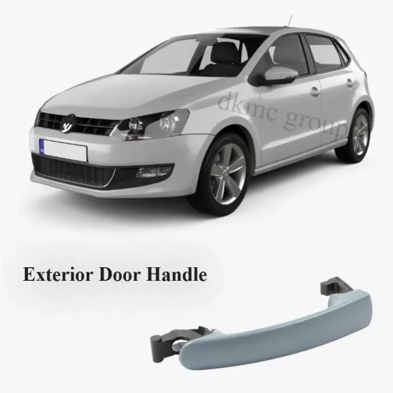VOLKSWAGEN POLO ÖN SOL DIŞ KAPI KOLU (SİYAH-BOYASIZ TİP) 2010-2013 MODEL ARASI ARAÇLARA UYUMLU 6R4837205A