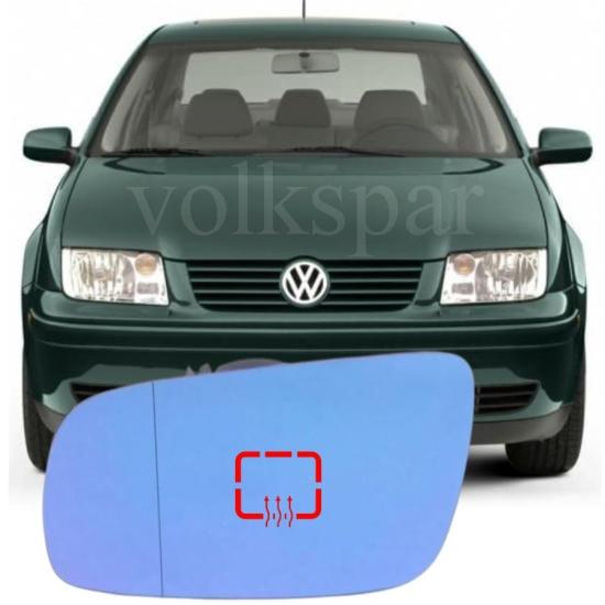 BORA MK4 DIŞ AYNA CAMI SOL (MAVİ ELEKT.) 1998-2005 MODEL ARASI ARAÇLARA UYUMLU 1J1857521C