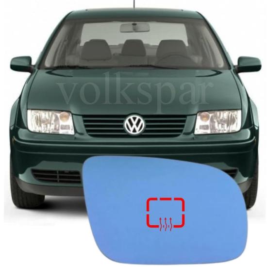 BORA MK4 DIŞ AYNA CAMI SAĞ (MAVİ ELEKT.) 1998-2005 MODEL ARASI ARAÇLARA UYUMLU 1J1857522E