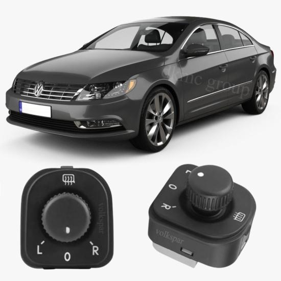 PASSAT CC AYNA AYAR KUMANDA DÜĞMESİ 2013-2016 MODEL ARASI ARAÇLARA UYUMLU 1K0959565H