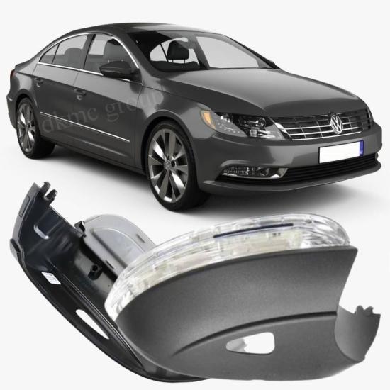 PASSAT CC DIŞ AYNA SİNYALİ AYDINLATMA DELİKLİ SAĞ (YOLCU) 2013-2016 MODEL ARASI ARAÇLARA UYUMLU 3C8949102E