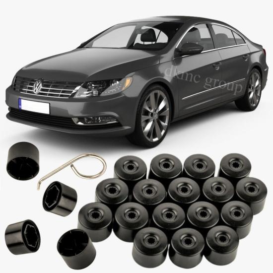 PASSAT CC BİJON KAPAĞI TAKIM SİYAH (16 ŞİFRESİZ+4 ŞİFRELİ-3C) 2013-2016 ARASI ARAÇLARA UYUMLU 3C0601173A