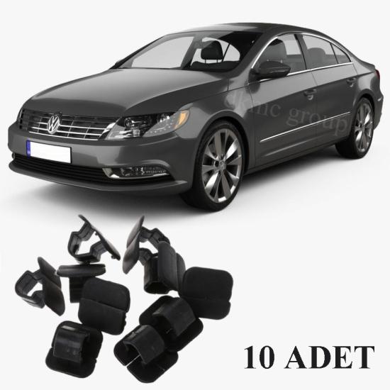 PASSAT CC KAPUT İZOLASYONU KEÇESİ BAĞLANTI KLİPSİ 2013-2016 MODEL ARASI ARAÇLARA UYUMLU 1H5863849A
