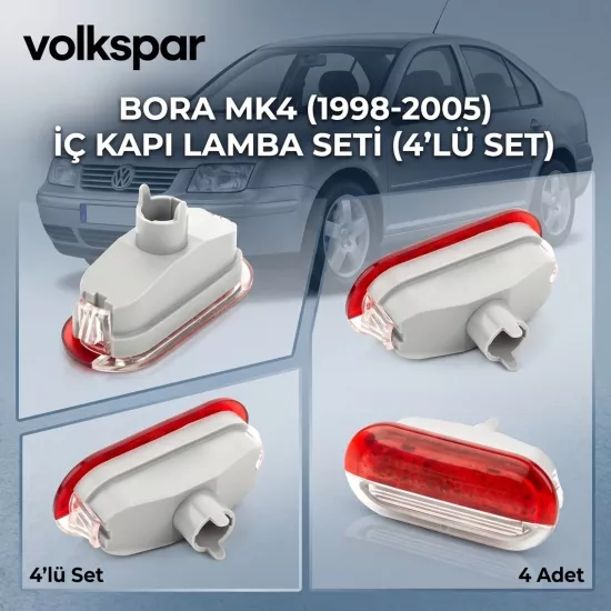 BORA KAPI ALT LAMBA IŞIĞI REFLEKTÖRÜ SET 1998-2005 ARASI MODELLER İÇİN 1J0947411E
