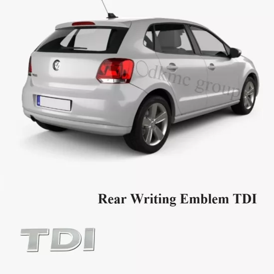 POLO ARKA BAGAJ TDI YAZISI (75 HP) 2010-2013 MODEL ARASI ARAÇLARA UYUMLU 6R0853675B 739