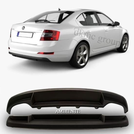 SKODA OCTAVİA ARKA TAMPON SPOYLERİ 2013-2016 MODEL ARASI ARAÇLARA UYUMLU 5E5807521