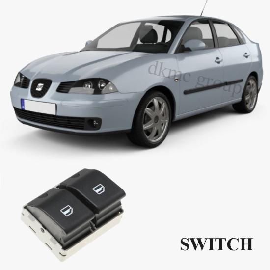 CORDOBA ÖN SOL SÜRÜCÜ İKİLİ CAM DÜĞMESİ 2003-2009 MODEL ARASI 6Q0959858