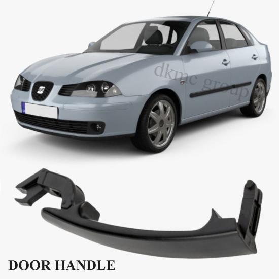SEAT CORDOBA ÖN SOL DIŞ KAPI KOLU SİYAH (BOYASIZ TİP) 2003-2009 MODEL ARASI ARAÇLARA UYUMLU 3B0837207G
