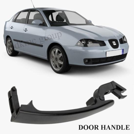 SEAT CORDOBA ÖN SAĞ DIŞ KAPI KOLU SİYAH (BOYASIZ TİP) 2003-2009 MODEL ARASI ARAÇLARA UYUMLU 3B0837207G