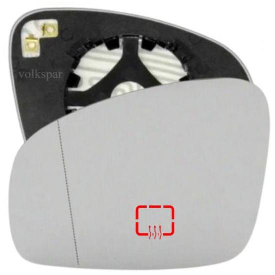 FABİA DIŞ AYNA CAMI SOL 2007-2010 MODEL ARASI ARAÇLARA UYUMLU 5J0857521H