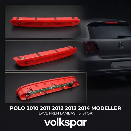 POLO ARKA SAĞ STOP LAMBASI 2010-2013 MODEL ARASI ARAÇLARA UYUMLU 5K0945087B