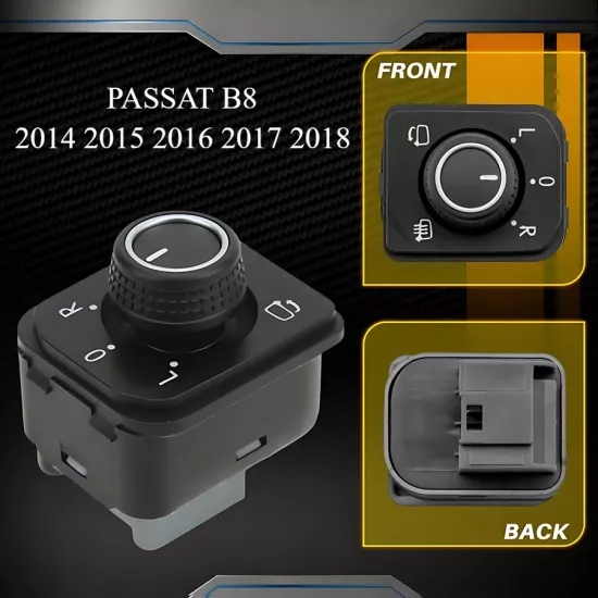 PASSAT B8 AYNA AYAR DÜĞMESİ KATLANIR 2014 2015 2016 2017 2018 MODELLER İÇİN 3G0959565C