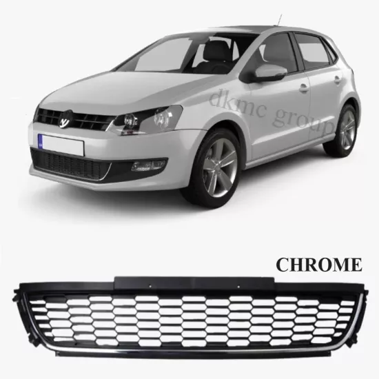 POLO ÖN TAMPON ORTA IZGARA KROMLU 2010-2013 MODEL ARASI ARAÇLARA UYUMLU 6R0853677