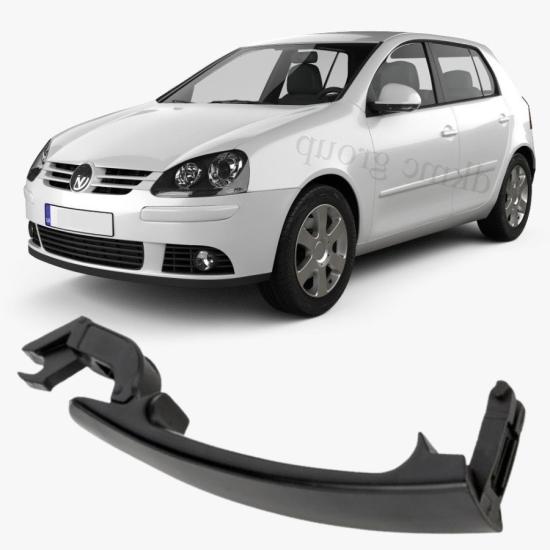 GOLF 5 ARKA SOL DIŞ KAPI KOLU SİYAH (BOYASIZ TİP) 2004-2008 MODEL ARASI ARAÇLARA UYUMLU 3B0837205G