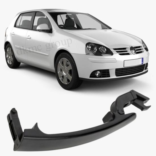GOLF 5 ARKA SAĞ DIŞ KAPI KOLU SİYAH (BOYASIZ TİP) 2004-2008 MODEL ARASI ARAÇLARA UYUMLU 3B0837205G
