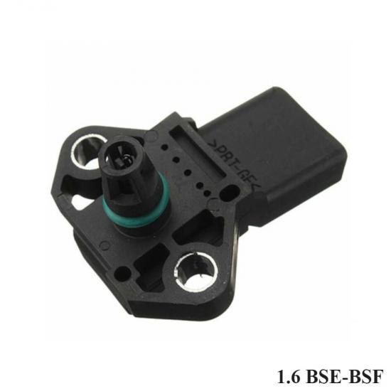 GOLF 5 EMME MANİFOLD BASINÇ MAP SENSÖRÜ (1.6 BSE-BSF) 2004-2008 MODEL ARASI ARAÇLARA UYUMLU 06B906051