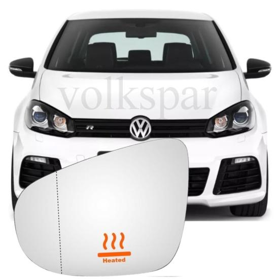GOLF 6 DIŞ AYNA CAMI SOL (SÜRÜCÜ) 2008-2012 MODEL ARASI ARAÇLARA UYUMLU 5K0857521