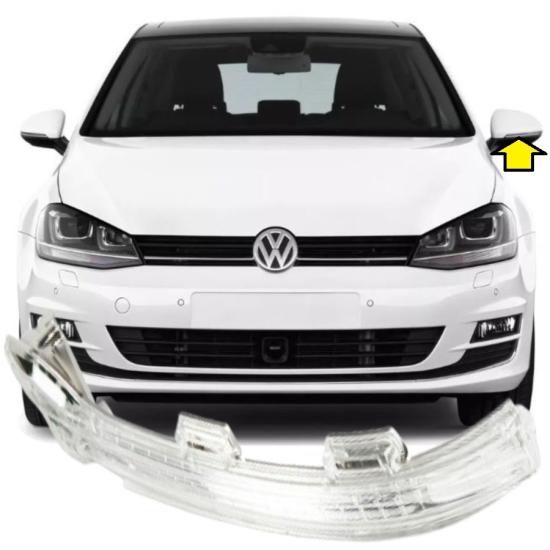 GOLF 7 DIŞ AYNA SİNYALİ SOL (SÜRÜCÜ) 2013-2016 MODEL ARASI ARAÇLARA UYUMLU 5G0949101