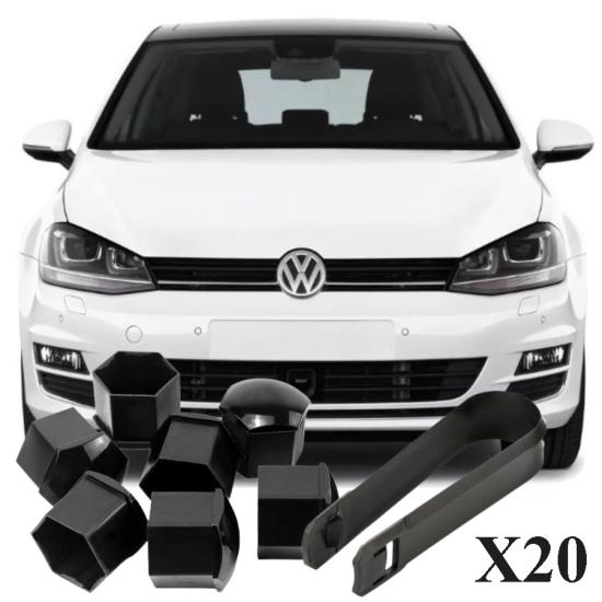 GOLF 7 BİJON KAPAĞI TAKIM PİYANO SİYAH (20 ADET ŞİFRESİZ-1Z) 2013-2016 MODEL ARASI ARAÇLARA UYUMLU 1Z0601173