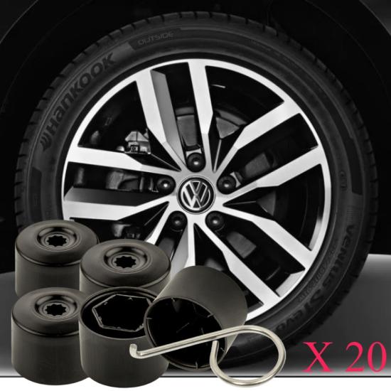 GOLF 7,5 BİJON KAPAĞI TAKIM (16 ŞİFRESİZ+4 ŞİFRELİ) 2017-2020 MODEL ARASI UYUMLU 3C0601173A