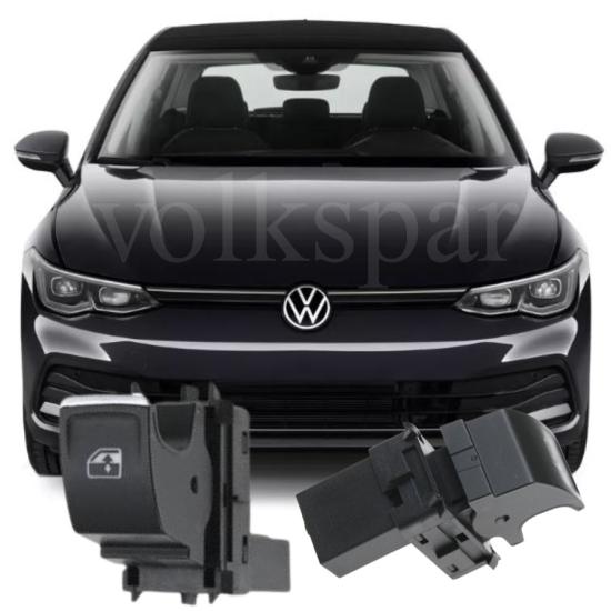 GOLF 8 ARKA SAĞ CAM AÇMA DÜĞMESİ (KROMLU) 2021-2024 MODEL ARASI 5G0959855F