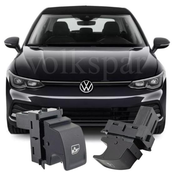 GOLF 8 ARKA SAĞ CAM AÇMA DÜĞMESİ 2021-2024 MODEL ARASI 5G0959855K
