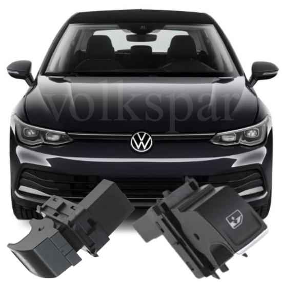 GOLF 8 ARKA SOL CAM AÇMA DÜĞMESİ (KROMLU) 2021-2024 MODEL ARASI 5G0959855F
