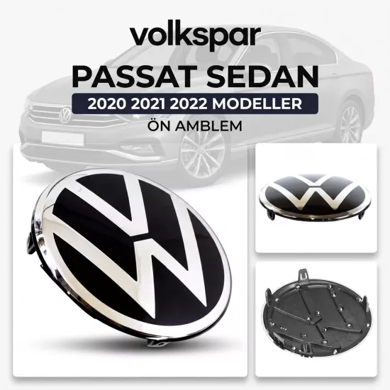 PASSAT B8,5 ÖN PANJUR IZGARA AMBLEMİ LOGOSU 2020 2021 2022 MODELLER 5H0853601D