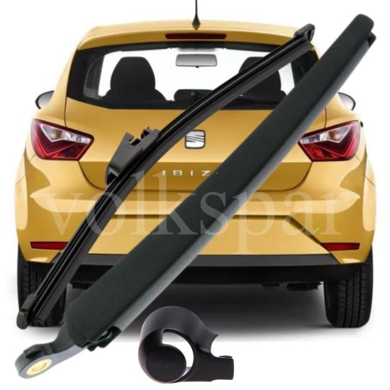 İBİZA 2013-2016 MODEL ARASI UYUMLU ARKA CAM SİLECEK KOLU KOMPLE 6Q6955707C