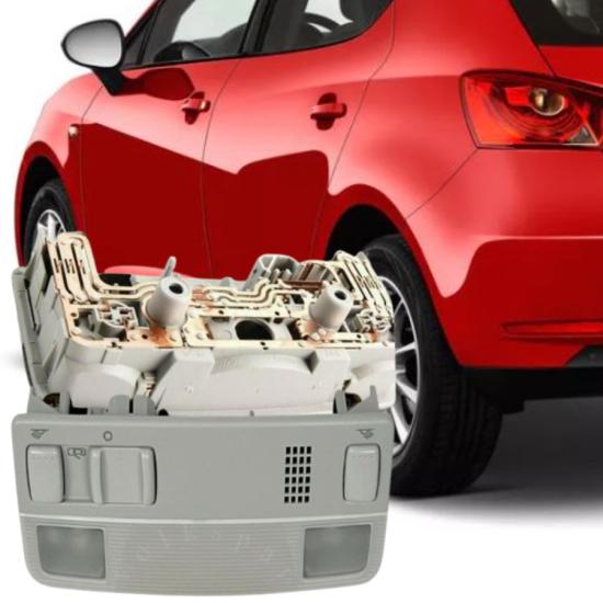 SEAT İBİZA TAVAN LAMBASI GRİ (SAĞ VE SOL AYDINLATMALI) 2009-2012 MODEL ARASI ARAÇLARA UYUMLU 3B0947105H