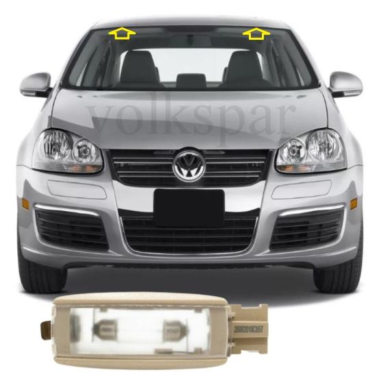 JETTA MK5 GÜNEŞLİK MAKYAJ LAMBASI BEJ 2006-2011 MODEL ARASI ARAÇLARA UYUMLU 1K0947109