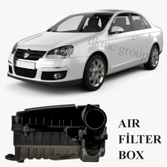 JETTA HAVA FİLTRE KUTUSU KAZANI (1.9 TDI BKC-BXE-BLS) 2006-2009 MODEL ARASI ARAÇLARA UYUMLU 3C0129607BD