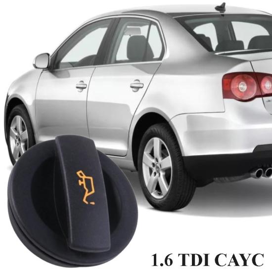 JETTA MOTOR YAĞ KAPAĞI (1.6 TDI CAYC) 2006-2011 MODEL ARASI UYUMLU 06C103485P