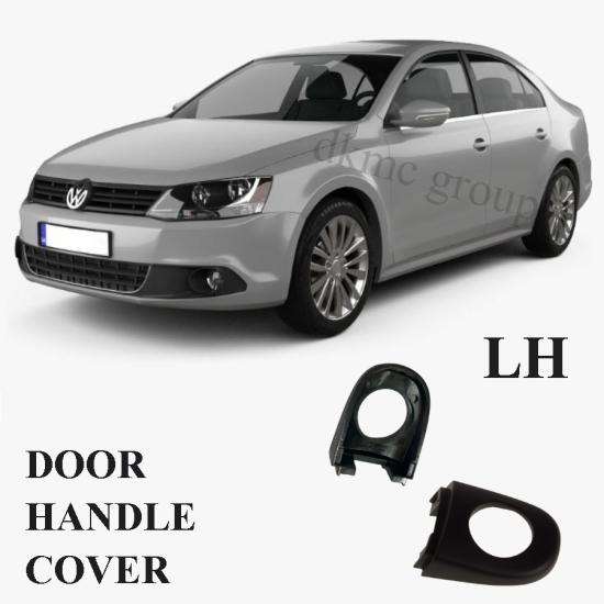 JETTA ÖN SOL DIŞ KAPI KOLU KAPAĞI SİYAH BOYASIZ TİP 2011-2014 MODEL ARASI ARAÇLARA UYUMLU 6R4837879 3FZ