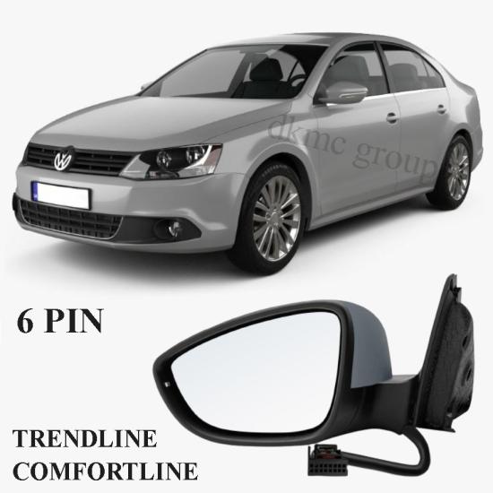 JETTA DIŞ AYNA KOMPLE SOL (6 PİN) 2011-2014 MODEL ARASI ARAÇLARA UYUMLU 5C7857507