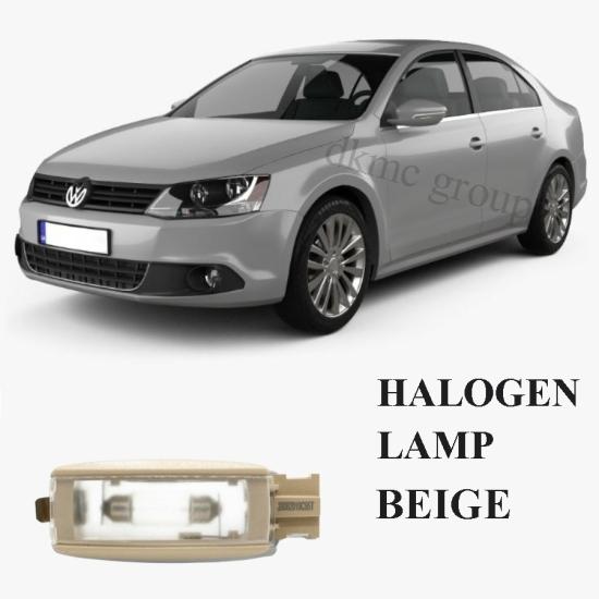 JETTA GÜNEŞLİK MAKYAJ LAMBASI BEJ 2011-2014 MODEL ARASI ARAÇLARA UYUMLU 1K0947109