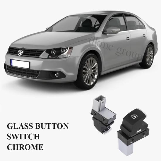 JETTA ÖN SAĞ CAM AÇMA DÜĞMESİ (KROMLU) 2011-2014 MODEL ARASI UYUMLU 5K0959855
