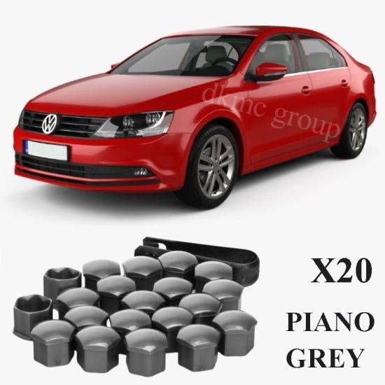 JETTA MK6 BİJON KAPAĞI TAKIM PİYANO GRİ (20 ADET ŞİFRESİZ-1Z) 2015-2018 MODEL ARASI ARAÇLARA UYUMLU 1Z0601173