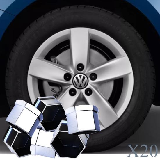 JETTA BİJON KAPAĞI TAKIM KROM (20 ADET ŞİFRESİZ-1Z) 2015-2018 MODEL ARASI ARAÇLARA UYUMLU 1Z0601173
