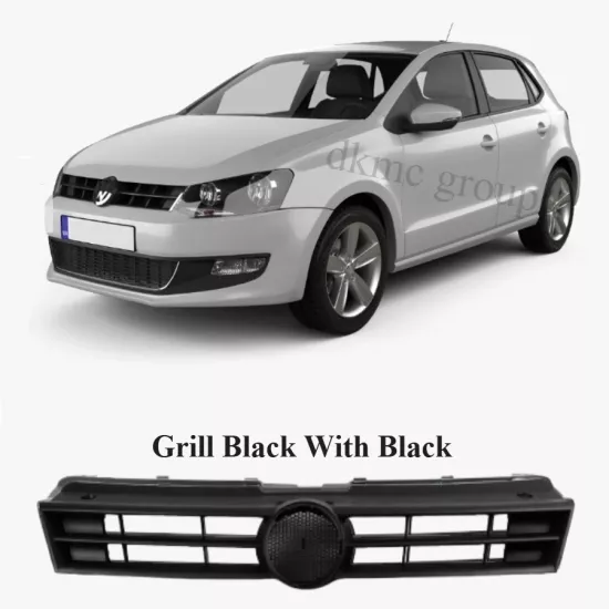 POLO ÖN PANJUR IZGARASI SİYAH 2010 2011 2012 2013 2014 MODELLER İÇİN 6R0853651G