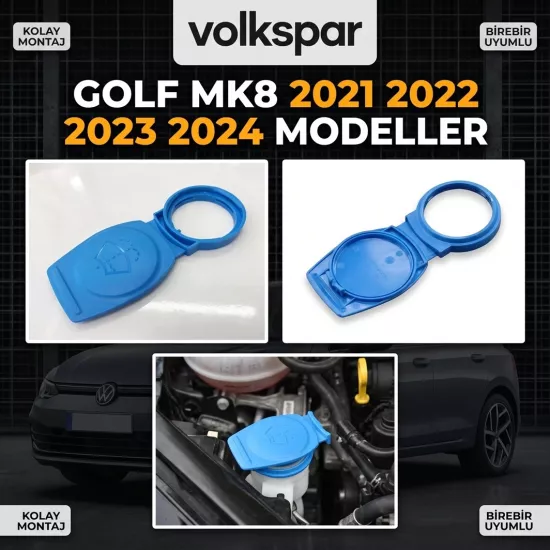 GOLF 8 ÖN CAM SİLECEK SU DEPOSU KAPAĞI 2021-2024 MODEL ARASI ARAÇLARA UYUMLU 3Q0955455
