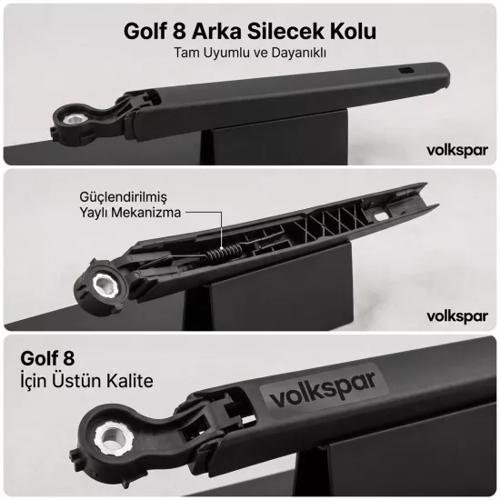 GOLF 8 ARKA CAM SİLECEK KOLU 2021 2022 2023 2024 MODELLER İÇİN 5H6955707