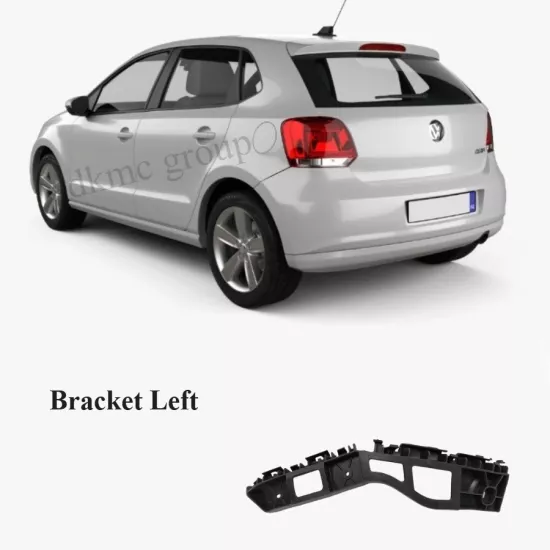 POLO ARKA ARKA TAMPON BRAKETİ SOL 2010-2013 MODEL ARASI ARAÇLARA UYUMLU 6R6807393A