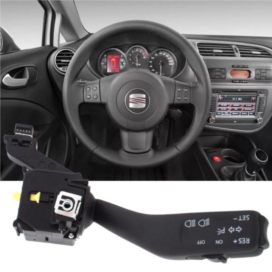 LEON DİREKSİYON FAR SİNYAL SELEKTÖR KOLU HIZ SABİTLEMELİ 2006-2009 MODEL ARASI ARAÇLARA UYUMLU 1K0953513A
