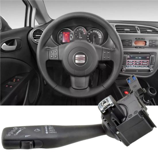 LEON DİREKSİYON SİLECEK KUMANDA KOLU 2006-2009 MODEL ARASI ARAÇLARA UYUMLU 1K0953519H